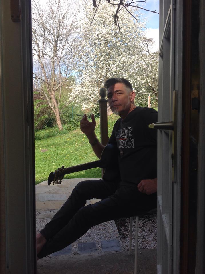Marss smoking on bike